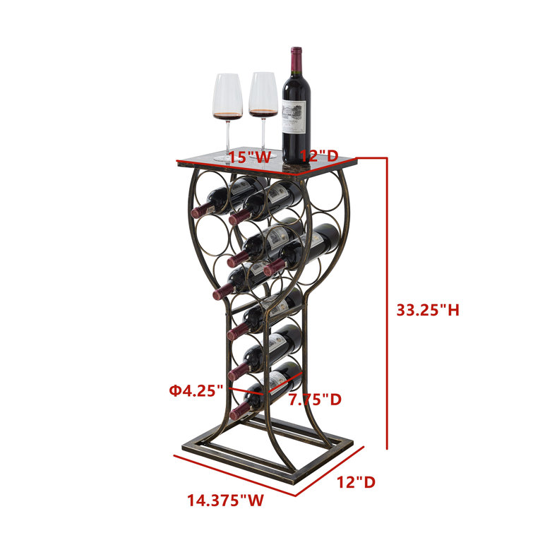 11 bottle best sale wine rack